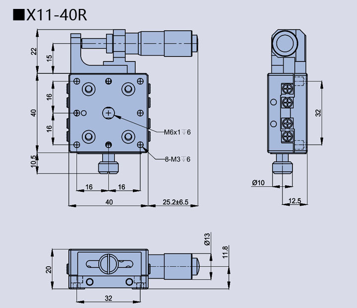 Linear adjustment frame